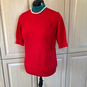 Elegant Red Women's Top